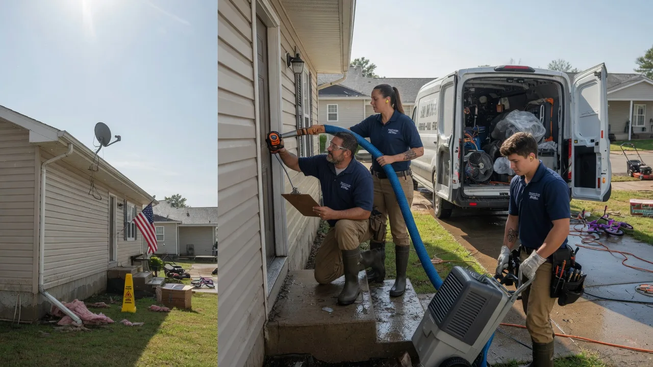 Ceiling Water Damage Restoration in Masonville, IA near me